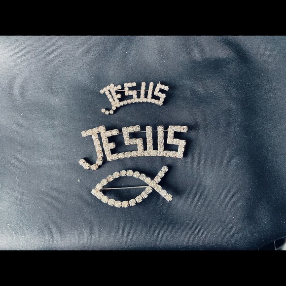 Christian Rhinestone Pins - Picture 2 of 4